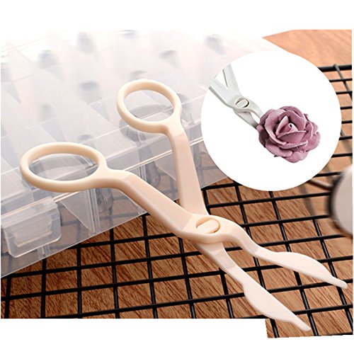 Spritzbeutel,Thsinde 56 Spritztüllen Russisch Edelstahl Spritztülle Set Torten Tüllen mit 12tlg. 12 inch Spritzbeutel 1tlg,2 -farb Adapter - 4