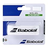 cubre grip raqueta tenis Adherente Babolat Xcel Gel X 1 Accesorio Raqueta de Tenis, Unisex Adulto, Blanco, Talla Única