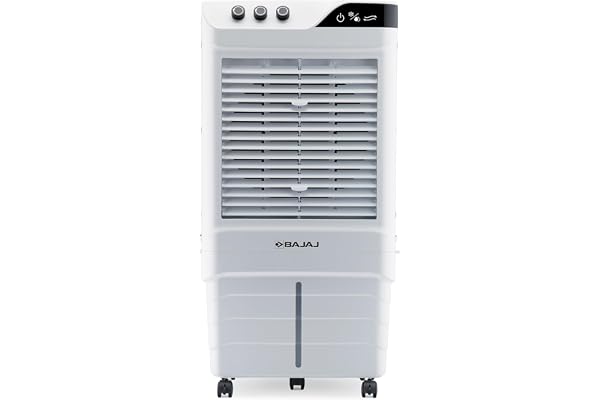 Bajaj DMH 90 Neo 90L Desert Air Cooler for Home|For Larger Room|Anti-Bacterial Honeycomb Cooling Pad|High-Speed|Ice Chamber|9