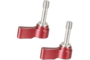 CAMVATE M6 Ratchet Wingnut Assembly Knob Red(A Pair) - 2160