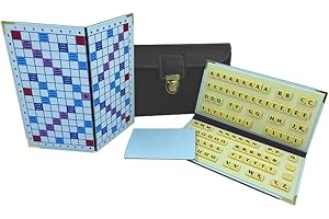 LA BOUTIQUE DU SCRABBLEUR Jeu de Scrabble de Voyage magnétique Pliable Officiel de la fédération française de Scrabble Duplicate Made in France idéal pour Les scrabbleurs de la Famille