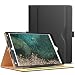 Produktbild MoKo Hülle für Neu iPad Pro 10.5 Zoll 2017 - Schlank Folding Kunstleder Schutzhülle Leder Hülle Tasche Ledertasche Etui Smart Case Cover mit Dokumentschlitze, Standfunktion, Auto Sleep/Wake up Funktion für New Apple iPad Pro 10.5 Zoll IOS 10 Retina Display Tablet, Schwarz