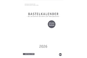 Premium-Bastelkalender weiß A4 2026: Gestalten Sie Ihren Wandkalender 2026 ganz nach Ihren Vorstellungen: DIY-Kalender für schöne Erinnerungen. ... extra Titelblatt (Foto-/Bastelkalender Heye)