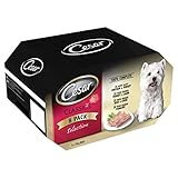 Cesar Dog Food Tray Mixed Selection in Jelly 8x150 g (Pack of 2, Total 16 Trays)
