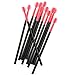 Approx. 50Pcs Disposable Eyelash Brush Mascara Wands Applicator Ball Shape