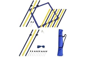 PROCYON Dog Agility Hürden und Slalom Set