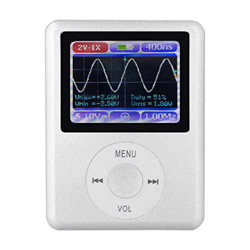 Preisvergleich Produktbild Minzhi Handminitaschen tragbare Ultra-kleine Digital-Oszilloskop 20M Bandbreite 100M Abtastrate Oscillograph DSO168