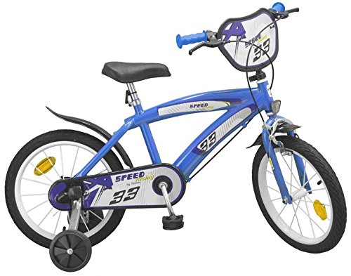 16" 16 Zoll Kinderfahrrad Kinder Jungen Fahrrad Rad BMX Bike Jungenfahrrad SPEED BLAU