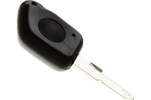 JONGO - Coque de Clé avec Lame Compatible avec Peugeot 106 et 306 | Boitier Clef Plip Voiture Télécommande 1 Bouton