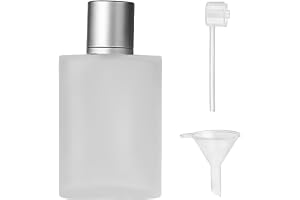 1 st 100 ml sprayflaska glas, påfyllningsbar parfymflaska, tom återanvändbar doftatomizer med presstrattar, lämplig för dejti