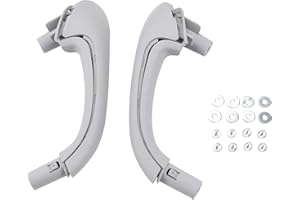 FEXON 1 Pair Interior Door Pull Handle Front Left Driver Right Passenger Compatible with Mercedes-Benz C230 C240 C280 C320 C350 C32 C55 W203 2003-2007 Gray