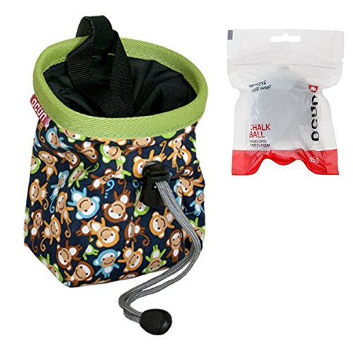 Ocun Bolsa para magnesio Lucky/Push con WildCountry  Bola y Belt, Kid Monkey