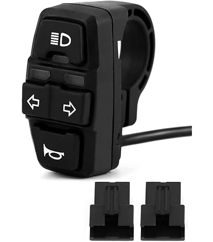 POLISPORT 8670800004 - E-BLAZE koolstofvezel koplamp met LED lamp compatibel met alle motorcross/enduro modellen in kleur rood