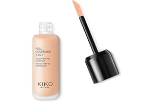 KIKO Milano Liquide Full Coverage 2-In-1 Foundation & Concealer 01 - Wr 01 | Fond De Teint/Correcteur 2 En 1 À Couvrance Élevée
