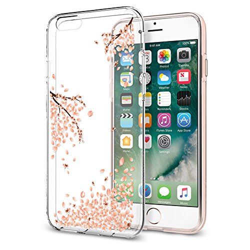 iPhone 6S Case, SpigenÂ® iphone 6 case cover [Liquid Crystal Shine] [Blossom] iPhone 6s Case with [Laser Precision Design] and Premium Clarity for for iPhone 6 (2014) / 6S Case (2015) - Blossom (035CS21219)
