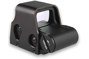 Ranstac Airsoft Red and Green Dot Scope Holo Sight Holographic Reflex Montaje en riel de 20 mm, Brillo Ajustable CJ/MZJ-08