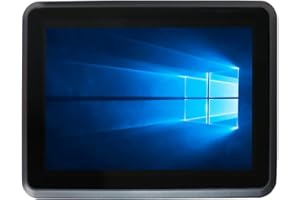 HUNSN 10.1 Inch Industrial IP65 Front Panel PC, Multi Touch Capacitive Touch Screen, I7 10810U, Windows 11 or Linux Ubuntu, PX01, TPM2.0, 9-36V 2Pin Phoenix, 2 x COM, HDMI, 2 x LAN, 16G RAM, 128G SSD