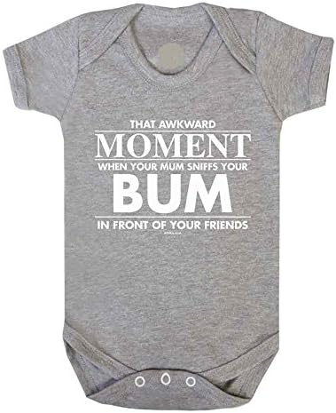 Alfie Ray - That Awkward Moment Your Mum Sniffs Your Bum Fun Baby Vest