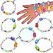 Produktbild German Trendseller® - 12 x Bären Kristall Armbänder für Kinder  Schmuck Bärchen Kindergeburtstag  Mitgebsel  Bärchen  Kinderschmuck  12 Stück