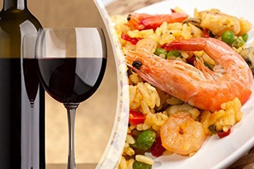 Menax – Paella Pfanne – Stahl Emailliert Antihaftbeschichtet – Original aus Spanien – 42 cm – 8 Portionen - 4