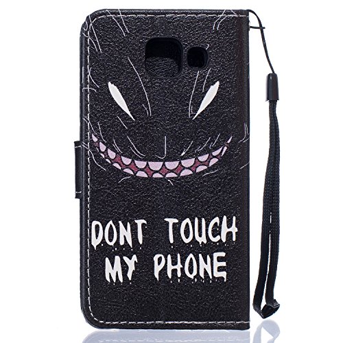 für Galaxy A3 (2016) A310 PU Silikon Schutzhülle Handyhülle Painted pc case cover hülle Handy-Fall-Haut Shell Abdeckungen für Smartphone Samsung Galaxy A3 (2016) A310 + Schlüsselanhänger(/F) - 3