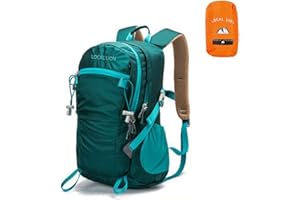 LOCAL LION Mochila Ciclismo 20L/30L, Mochilas Senderismo para Alpinismo Camping al Aire Libre, Mochila Impermeablede Trekking con Cubierta de Lluvia