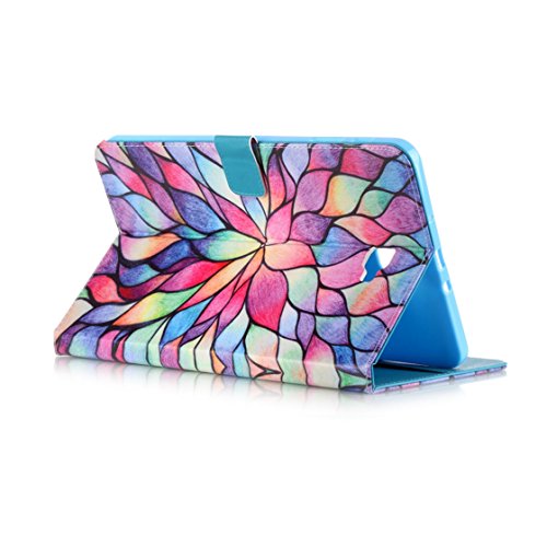 Samsung Tab A6 10.1 Hülle, Z-Newell Ultra Thin PU Leder Tasche Bookstyle Hülle Flip Case Wallet Cover mit Standfunktion Karteneinschub und Magnetverschluß für Samsung Galaxy Tab A 10.1 2016 (SM-T580 SM-T585), Stylus enthalten (Design 10) - 4