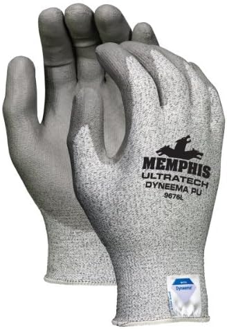 Memphis 9676S UltraTech Dyneema Cut Resistant PU Coated Gloves 12 Pair SMALL by Memphis Glove