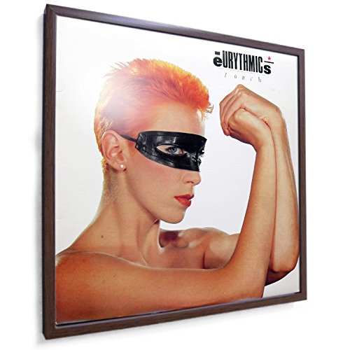 Preisvergleich Produktbild Schallplatten Album Rahmen - Nussbaumholz Effekt