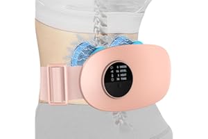 DDKJ Back Massagers for Pain with Heat,Heat Pads for Pain Relief,Portable Heated Lower Back Massager with 3 Heating Levels for Knots,Maia Cordless USB Rechargeable Muscular Back Pain Relief Products Pink