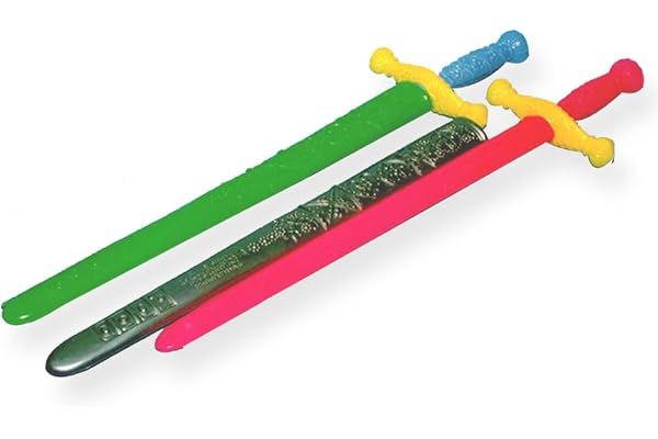 FLYPOP'S - Svärd - förklädnadstillbehör - 185245 - slumpmässig färg - plast - hjältar - barnleksak - karneval - 60 cm x 15 cm - från 3 år