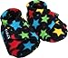 TOZIES Baby Toddler Soft Indoor Play Shoes / Slippers NON SLIP Designed to Stay on (18-36 mths) STARS
