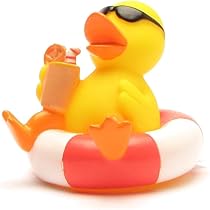 Adorable Canard En Caoutchouc Thème Fête Pour La Joie Et L