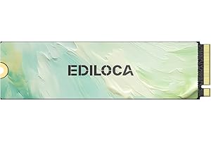 Ediloca 256GB NVMe M.2 SSD PCIe Gen 3x4, Up to 3000MB/s Read, M.2 2280 Internal Solid State Drive, Dynamic SLC Cache, Compatible with PC, Desktop and Laptops(EN680E)