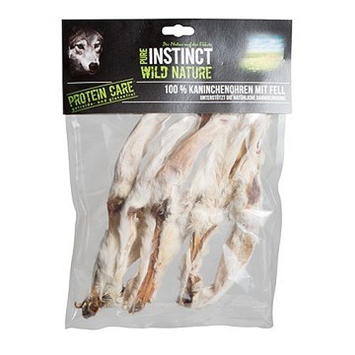 Preisvergleich Produktbild PURE INSTINCT Wild Nature Kaninchenohren mit Fell 100g