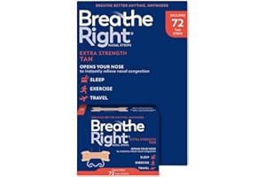 GENERIC Nasal Strips Extra Strength 72 Pcs Breathe Right | Instantly Relieves Nasal Congestion | Helps Reduce Snoring | Drug-Free Tan Snoring Strips…