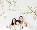 Produktbild ufengke® Schöne Vögel Äste und Nester Wandsticker,Wohnzimmer Schlafzimmer Entfernbare Wandtattoos Wandbilder