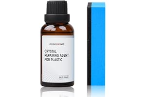 ENITMOR Rénovateur Plastique Voiture 2025 – Entretien Extérieur/Intérieur, Efface Rayure Plastique Auto Moto, Revitalisant Plastique Noir avec Protection UV Durable 30ML (1 Set)