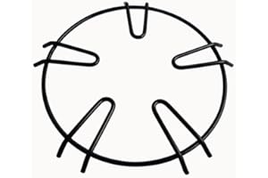 EARTH STAR Accesorios para Cocina: Estante Seguro de Cinco Orejas Color Crema para Estufa de Gas - Soporte Rack