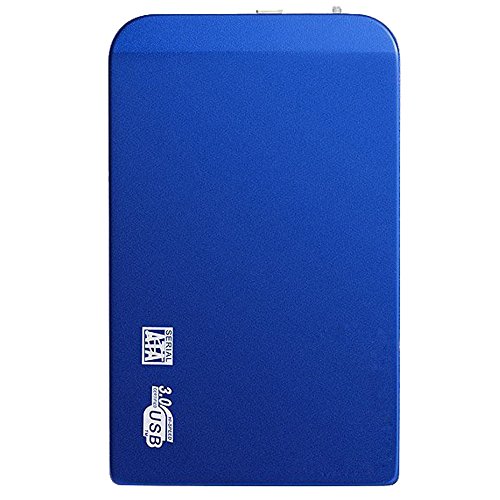 Unita ‚Festplatte – TOOGOO(R)Ausserhalb Box Gehaeuse fuer 2,5 „SATA HDD Festplatte Hard Drive USB 3.0 Kompatibel mit Windows 2000 / Windows Me / Windows 98 / XP / Vista / 7/8, Mac OS 9.1 / 10.8 -. Blau - 3