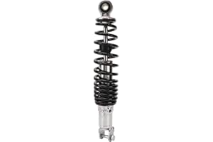 KEENSO Motorcycle Shock Absorber Rear Suspension, Rear Suspension Spring Shock Damper 300MM 3000LB Steel Alloy Waterproof Replacement for JOG 100(black)