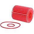 K&N Oil filter - High Performance-Series compatible with: Toyota, Lexus (HP-7023), Red