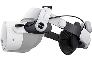 BOBOVR M3 Pro Head Strap Compatible With Meta Quest 3S,Magnetic Power Bank 5200mAh Battery Pack Head Strap Replacement Halo Strap Compatible With Oculus Quest 3 VR Accessories