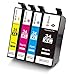 Produktbild GPC Image 34XL Kompatibel Druckerpatronen Ersatz für Epson 34 XL für Epson Workforce Pro WF-3720DWF WF-3725DWF Tinten Patronen - T3471 T3472 T3473 T3474 (1 Schwarz, 1 Cyan, 1 Magenta, 1 Gelb)
