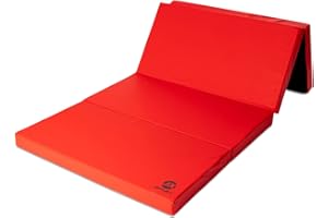 ‎JEFLEX Jeflex - klappbare Weichbodenmatte & Turnmatte 200 x 100 x 8 cm MADE IN GERMANY/Gymnastikmatte tragbar/platzsparende Fitnessmatte & Yogamatte/Spielmatte für Kinderzimmer