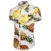 Produktbild IMJONO Damen stehkragenbluse Shirtbluse schlupfblusen flanellbluse kurzarmblusen Baumwollbluse blusenshirts Jeansbluse Streifenbluse chiffonblusen Wickelbluse
