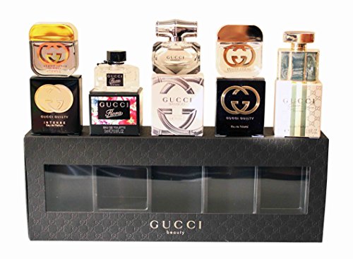 Gucci Miniature Perfume Gift Set for Women 5x5ml - Premiere / Guilty / Bamboo / Flora / Guilty Intense