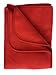 Produktbild Engel Baby Decke aus 100% Wollfleece kbT, Größe 80x100 (80x100, Rot melange)
