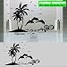 Produktbild Hochwertiges Aufkleber Set "Set 40 Stk. "Südsee Paradies Badezimmer Aufkleber Möwen Delfine Wandtattoo Fliesentattoo im Mix 30 - 2,5 cm" von Pegatina Promotion® Aufkleber mit Verklebehilfe von Pegatina Promotion® Sticker Fisch Muschel Maritim