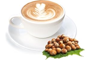 ‎CINESSO Cinesso Cappuccino mit Haselnuss Geschmack Cappuccino Getränkepulver aus löslichem Bohnenkaffee Cremig Zart (500g)